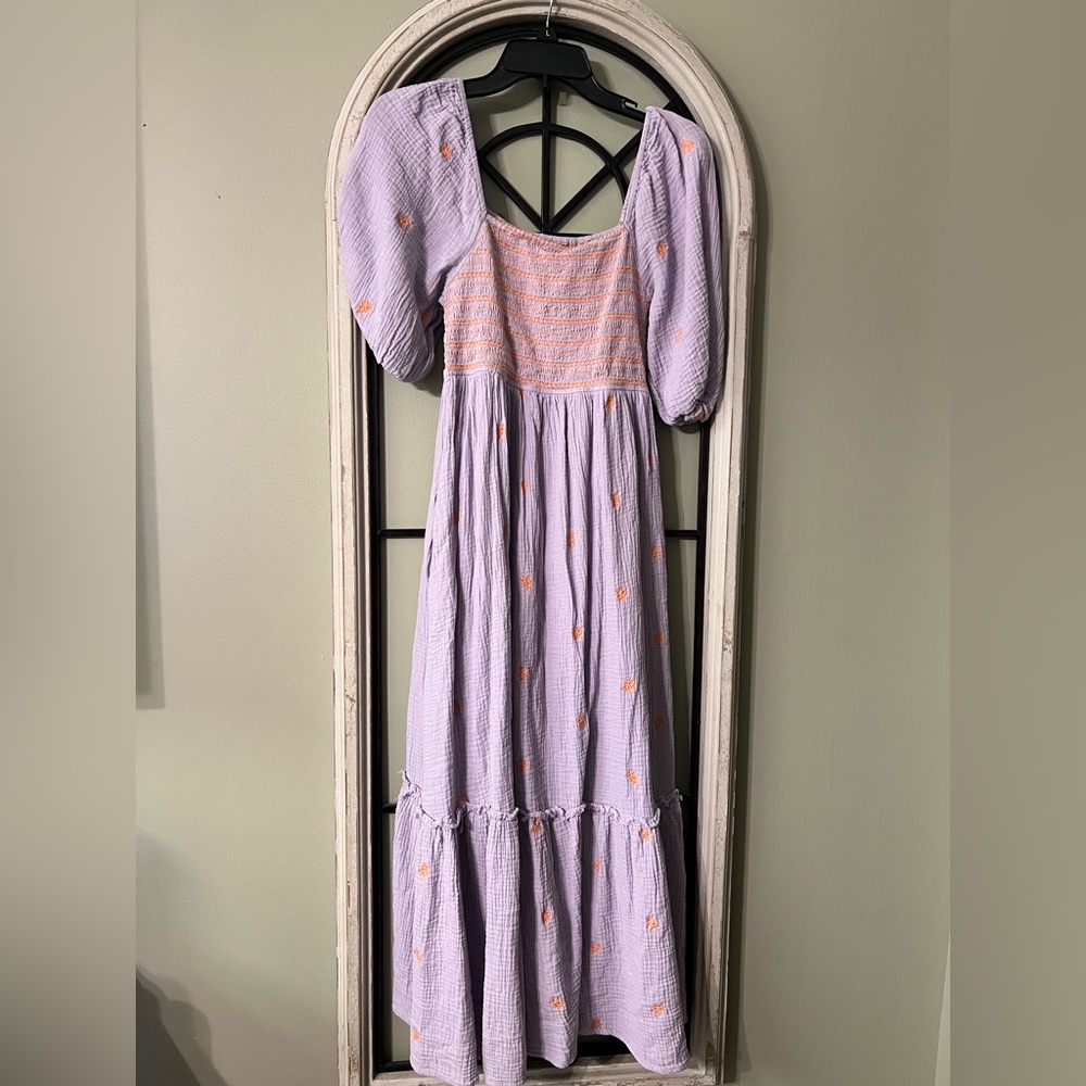 In loom Lavender Textured Dress